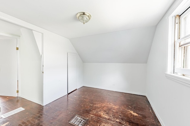 4640 S Winchester Ave, Chicago, IL 60609 - bonus room with hardwood / wood-style flooring, lofted ceiling, and baseboards