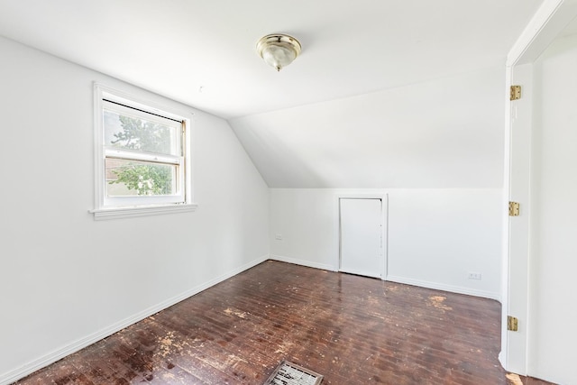 4640 S Winchester Ave, Chicago, IL 60609 - bonus room with wood-type flooring, vaulted ceiling, and baseboards