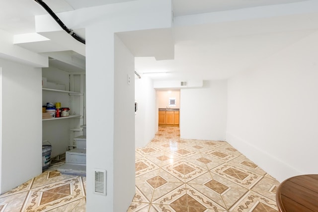 4640 S Winchester Ave, Chicago, IL 60609 - hall with light tile patterned flooring