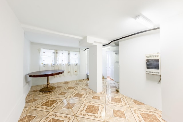 4640 S Winchester Ave, Chicago, IL 60609 - bathroom featuring heating unit and tile patterned flooring