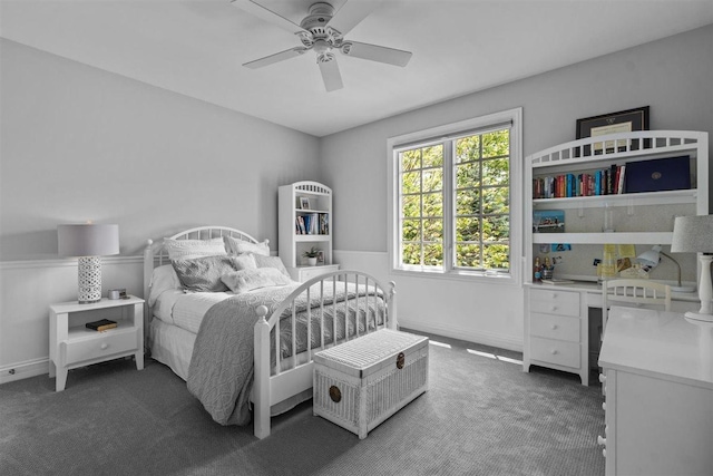 1135 Lawrence Ave, Lake Forest, IL 60045 - bedroom featuring carpet and a ceiling fan