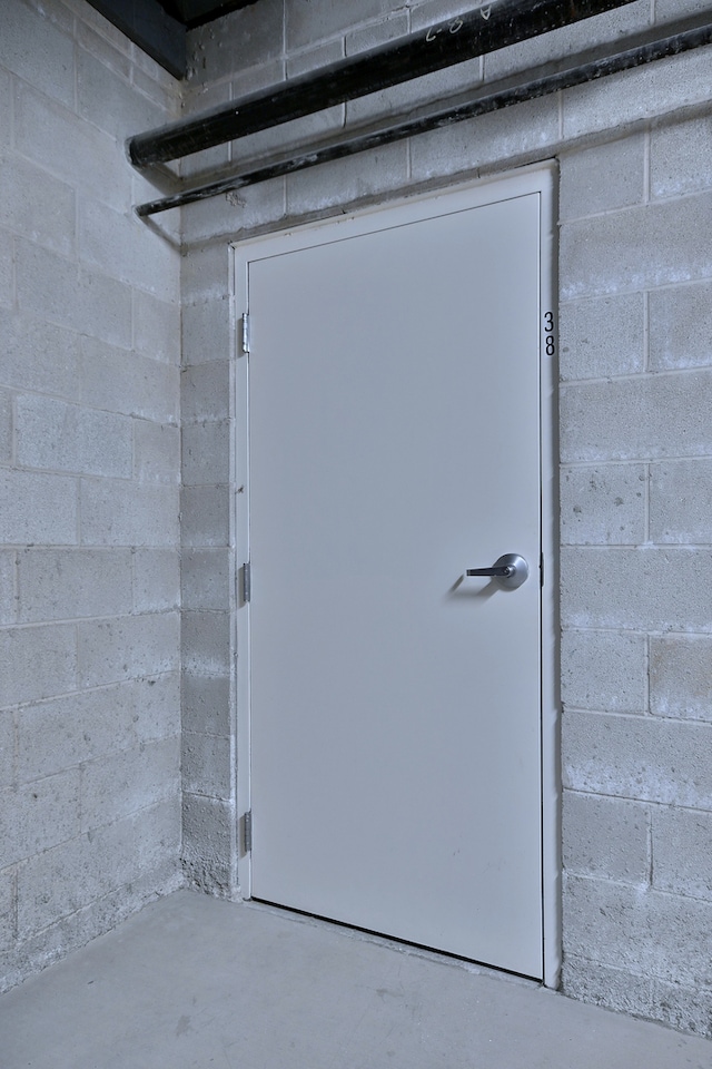 210 N Addison Ave Unit 201, Elmhurst, IL 60126 - view of exterior entry with concrete block siding