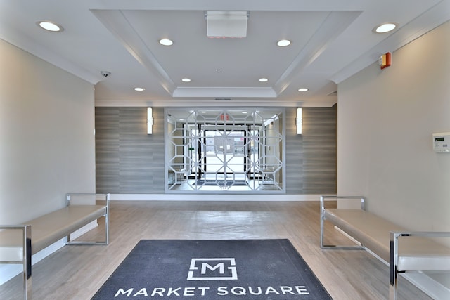 210 N Addison Ave Unit 201, Elmhurst, IL 60126 - building lobby with recessed lighting and a surveillance system
