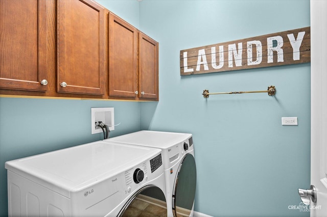 794 Suffield Ct, Oswego, IL 60543 - laundry room with cabinet space and independent washer and dryer