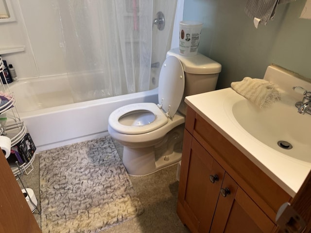 2628 N Mulligan Ave, Chicago, IL 60639 - full bath with vanity, shower / bath combo, and toilet