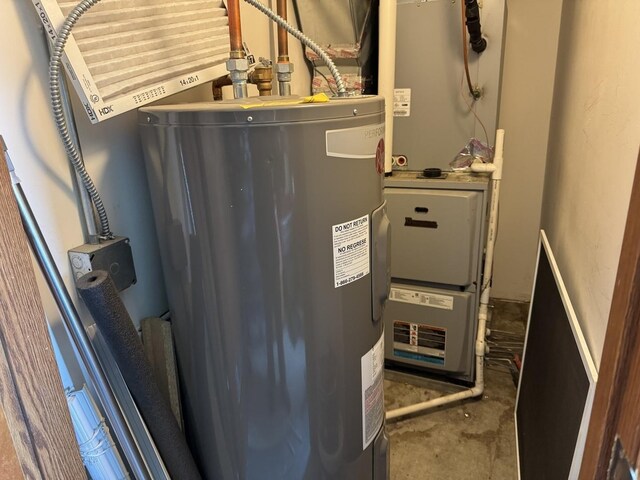 2628 N Mulligan Ave, Chicago, IL 60639 - utility room with electric water heater