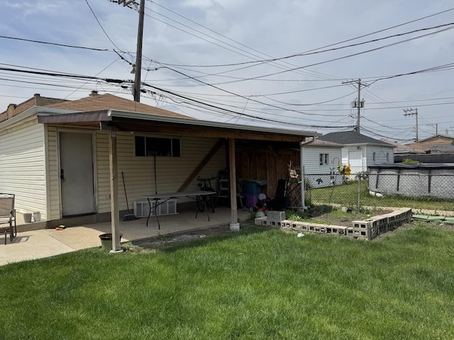 2628 N Mulligan Ave, Chicago, IL 60639 - back of property with a patio