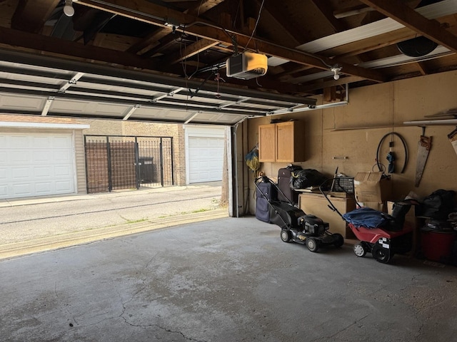 2628 N Mulligan Ave, Chicago, IL 60639 - garage featuring a garage door opener