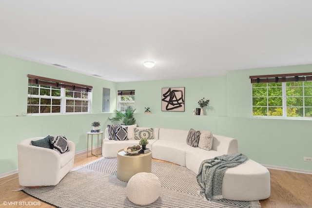 928 S Darla Ct, Waukegan, IL 60085 - living room with wood finished floors and baseboards
