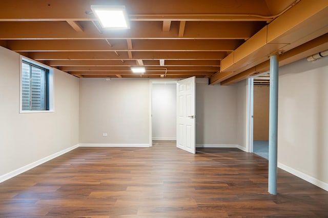 189 E 34th St, Steger, IL 60475 - finished below grade area featuring wood finished floors