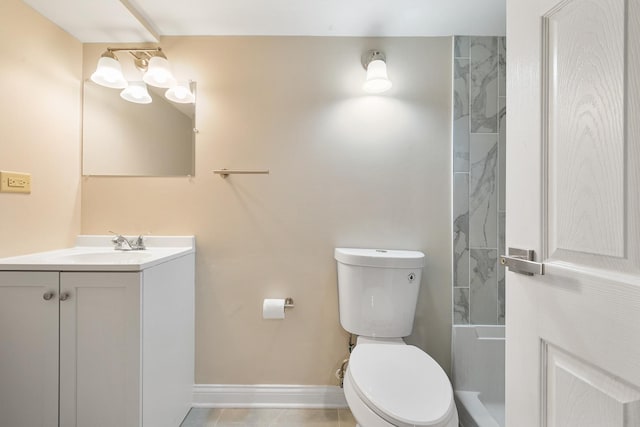 189 E 34th St, Steger, IL 60475 - full bathroom with vanity and toilet