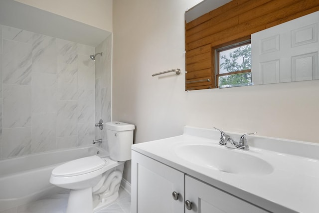 189 E 34th St, Steger, IL 60475 - bathroom featuring vanity and bathtub / shower combination