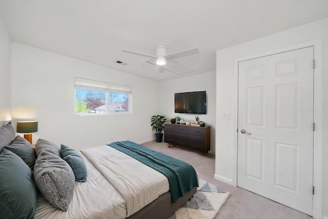 4322 Amelia Ave, Lyons, IL 60534 - bedroom featuring light colored carpet and ceiling fan