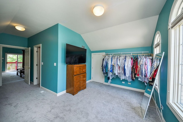 5N311 Lloyd Ave, Itasca, IL 60143 - walk in closet with vaulted ceiling and carpet floors