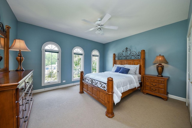 5N311 Lloyd Ave, Itasca, IL 60143 - bedroom featuring light carpet and a ceiling fan