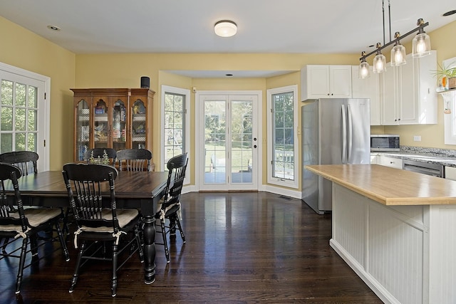 10726 W Liberty Ave, Beach Park, IL 60099 - dining room with dark wood-style floors
