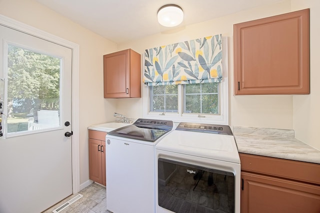 10726 W Liberty Ave, Beach Park, IL 60099 - laundry room featuring cabinet space and washer and clothes dryer