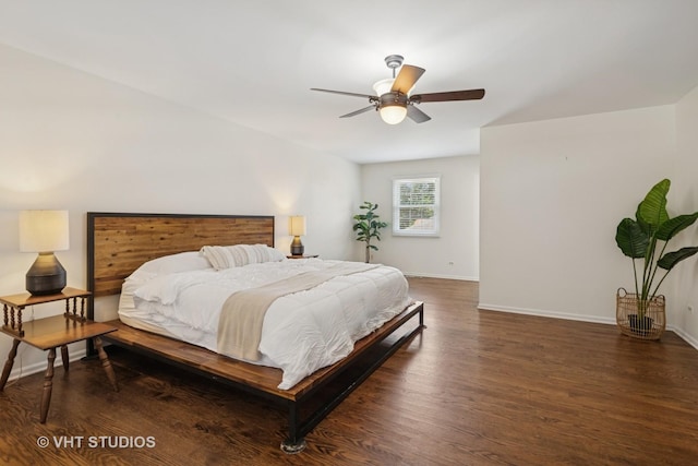 567 Byrd Rd, Riverside, IL 60546 - bedroom featuring wood finished floors and ceiling fan