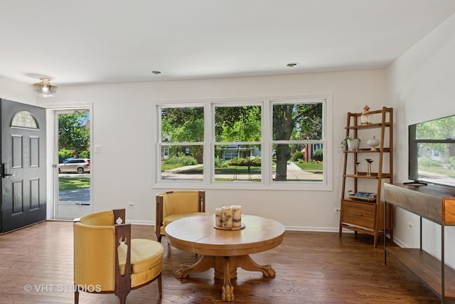 567 Byrd Rd, Riverside, IL 60546 - dining room with wood finished floors and baseboards