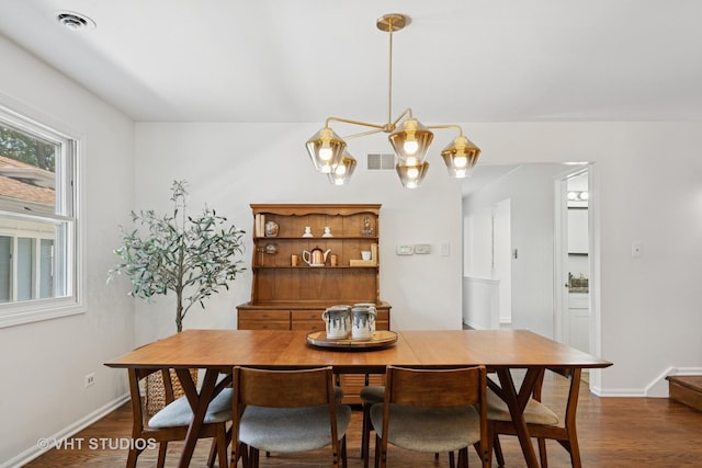 567 Byrd Rd, Riverside, IL 60546 - dining room with dark wood-style flooring