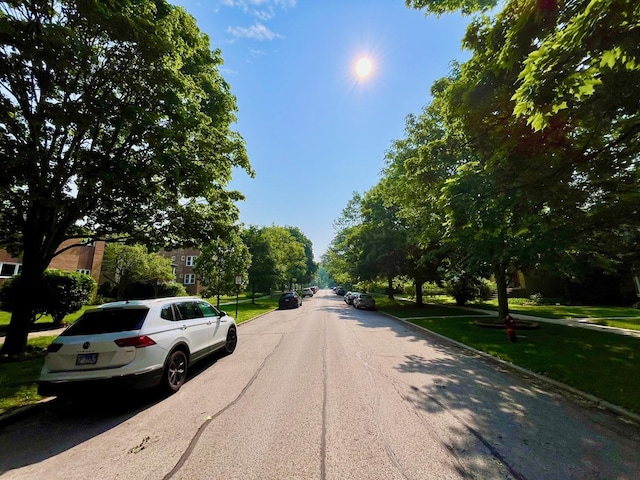 1520 Washington St, Evanston, IL 60202 - view of asphalt road featuring curbs