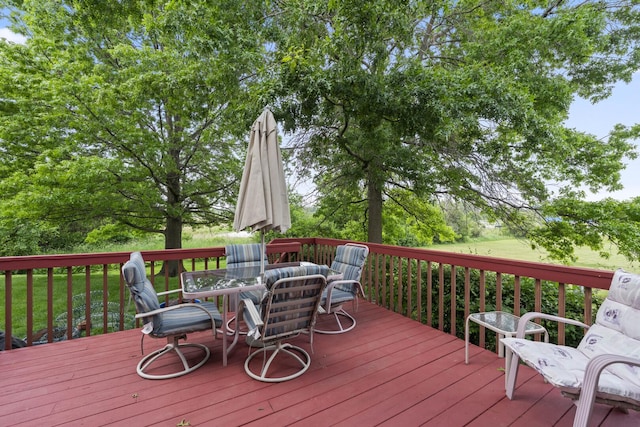 11234 Lakefield Dr, Orland Park, IL 60467 - deck featuring outdoor dining space