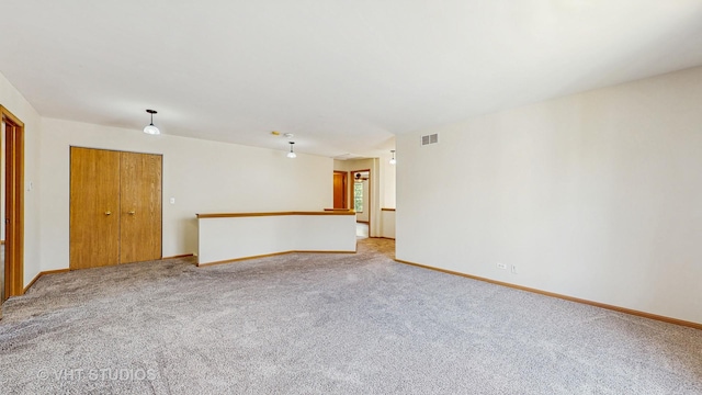 6542 Pine Hollow Rd, Carpentersville, IL 60110 - empty room with light carpet and baseboards