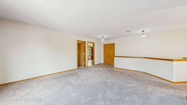 6542 Pine Hollow Rd, Carpentersville, IL 60110 - empty room with light carpet and baseboards