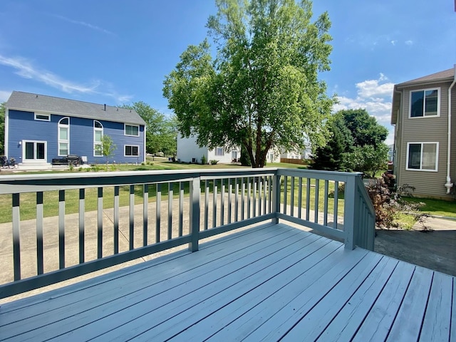 6542 Pine Hollow Rd, Carpentersville, IL 60110 - view of wooden deck