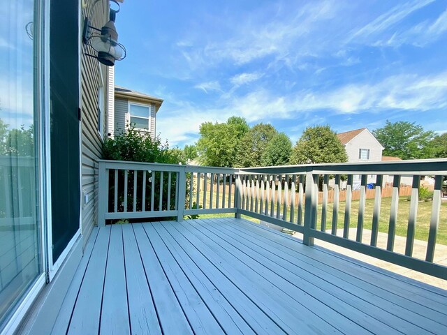 6542 Pine Hollow Rd, Carpentersville, IL 60110 - view of deck