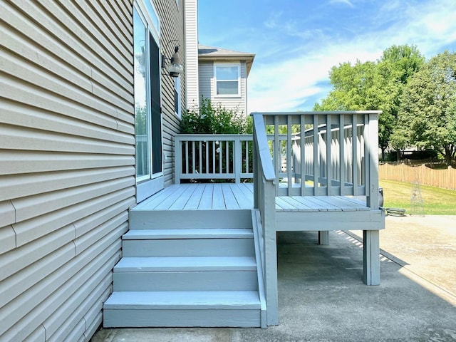 6542 Pine Hollow Rd, Carpentersville, IL 60110 - view of wooden deck
