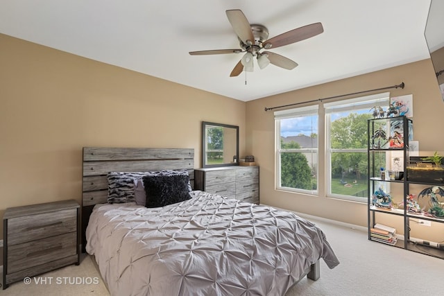 18861 W Aspen Ct, Lake Villa, IL 60046 - carpeted bedroom with ceiling fan and baseboards