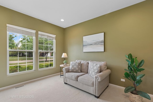 18861 W Aspen Ct, Lake Villa, IL 60046 - carpeted living room featuring baseboards and recessed lighting