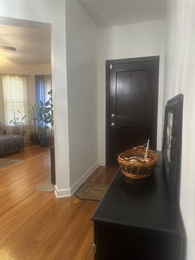 7127 S Eberhart Ave, Chicago, IL 60619 - hall with wood finished floors and baseboards