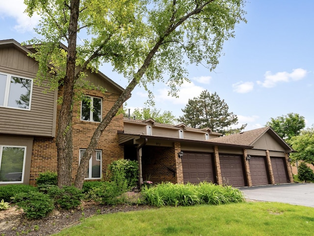 972 W Ct Unit C, Naperville, IL 60563 - view of front of house with brick siding and a front yard
