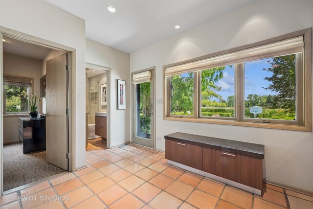 1242 Antietam Dr, Long Grove, IL 60047 - interior space featuring recessed lighting and light tile patterned flooring