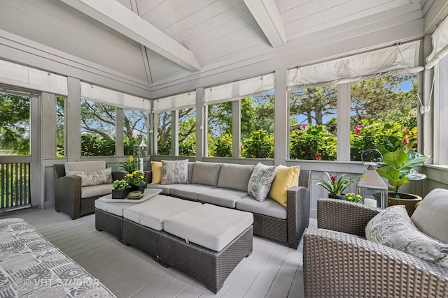 1242 Antietam Dr, Long Grove, IL 60047 - sunroom featuring outdoor lounge area and healthy amount of natural light