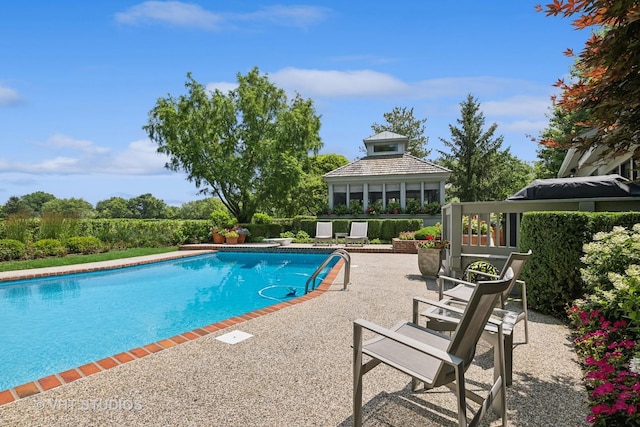 1242 Antietam Dr, Long Grove, IL 60047 - view of swimming pool with a patio area