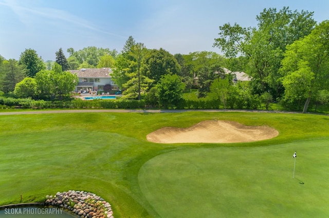 1242 Antietam Dr, Long Grove, IL 60047 - view of property's community featuring view of golf course, an area to practice putting, and view of scattered trees