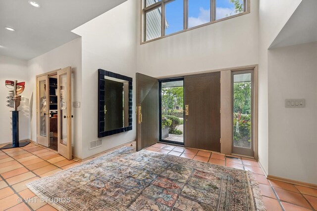 1242 Antietam Dr, Long Grove, IL 60047 - tiled entrance foyer featuring recessed lighting and a high ceiling