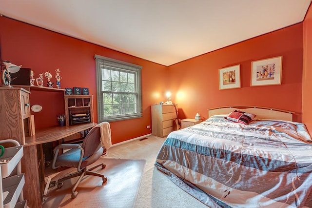713 Warwick Ln, Lake Zurich, IL 60047 - carpeted bedroom with an office area