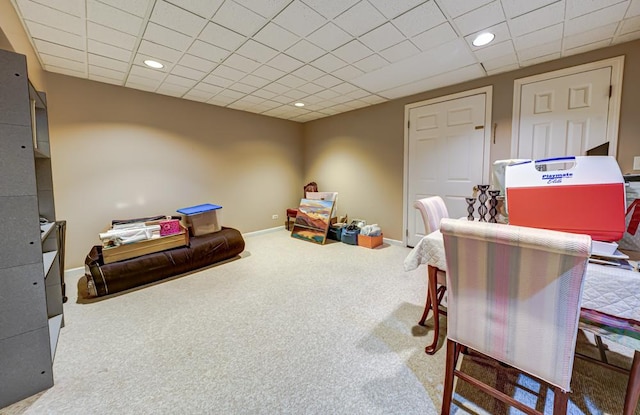 713 Warwick Ln, Lake Zurich, IL 60047 - interior space featuring baseboards and recessed lighting