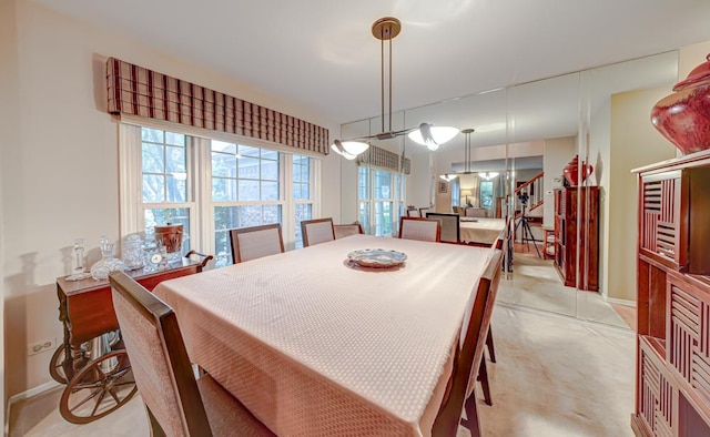 713 Warwick Ln, Lake Zurich, IL 60047 - dining area featuring baseboards and light carpet
