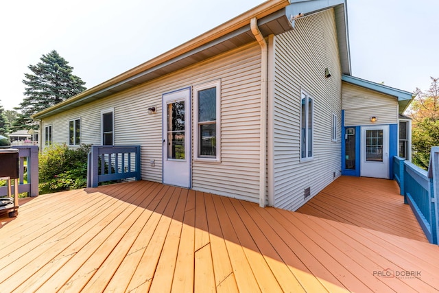 3206 Turnberry Dr, Mchenry, IL 60050 - view of wooden deck