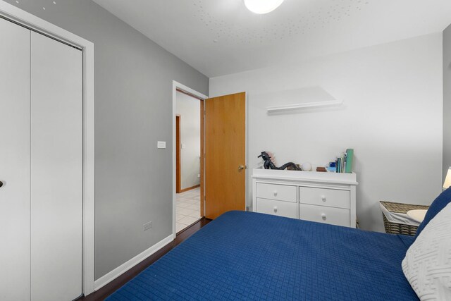 5111 S Luna Ave, Chicago, IL 60638 - bedroom featuring wood finished floors