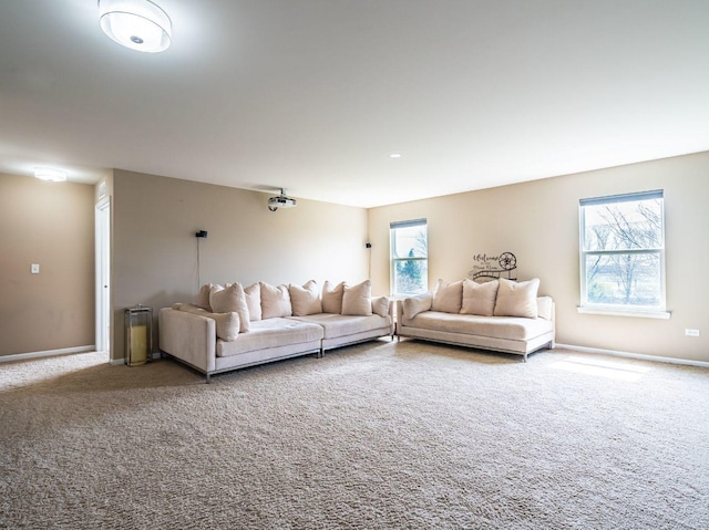 3740 Ryder Ct, Naperville, IL 60564 - living area with carpet flooring and baseboards