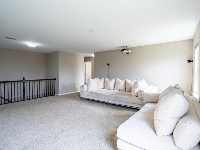 3740 Ryder Ct, Naperville, IL 60564 - carpeted living room featuring baseboards