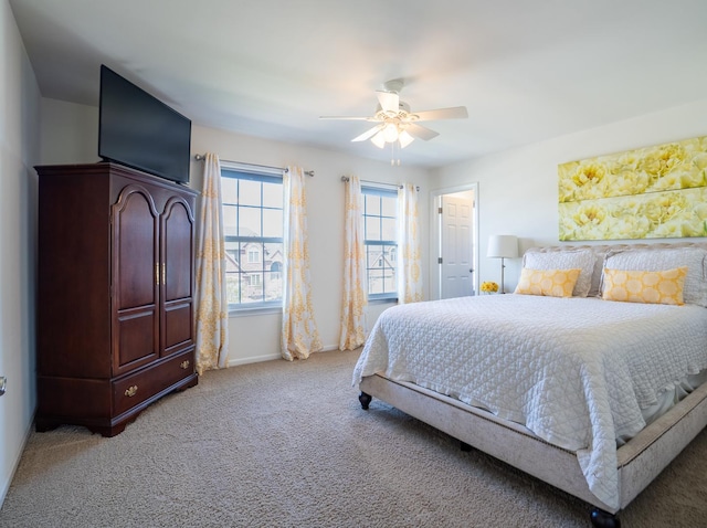 3740 Ryder Ct, Naperville, IL 60564 - carpeted bedroom featuring baseboards and ceiling fan