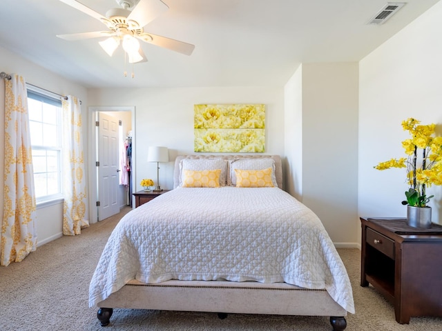 3740 Ryder Ct, Naperville, IL 60564 - carpeted bedroom featuring baseboards and a ceiling fan