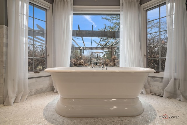 36955 N Fox Hill Dr, Wadsworth, IL 60083 - bathroom view of a freestanding bath